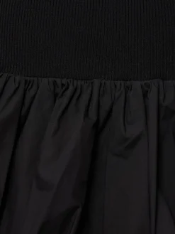 Vestito mini in maglia di misto viscosa a costine