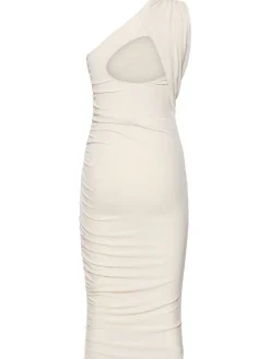 Vestito monospalla Amira in jersey drappeggiato