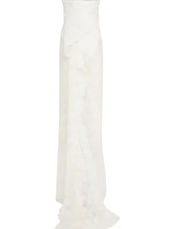 Vestito senza spalline Floating in pizzo