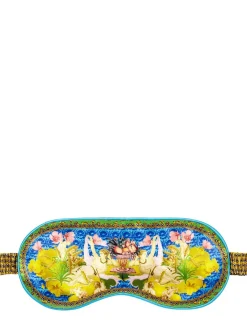 Virgo printed silk sleep mask