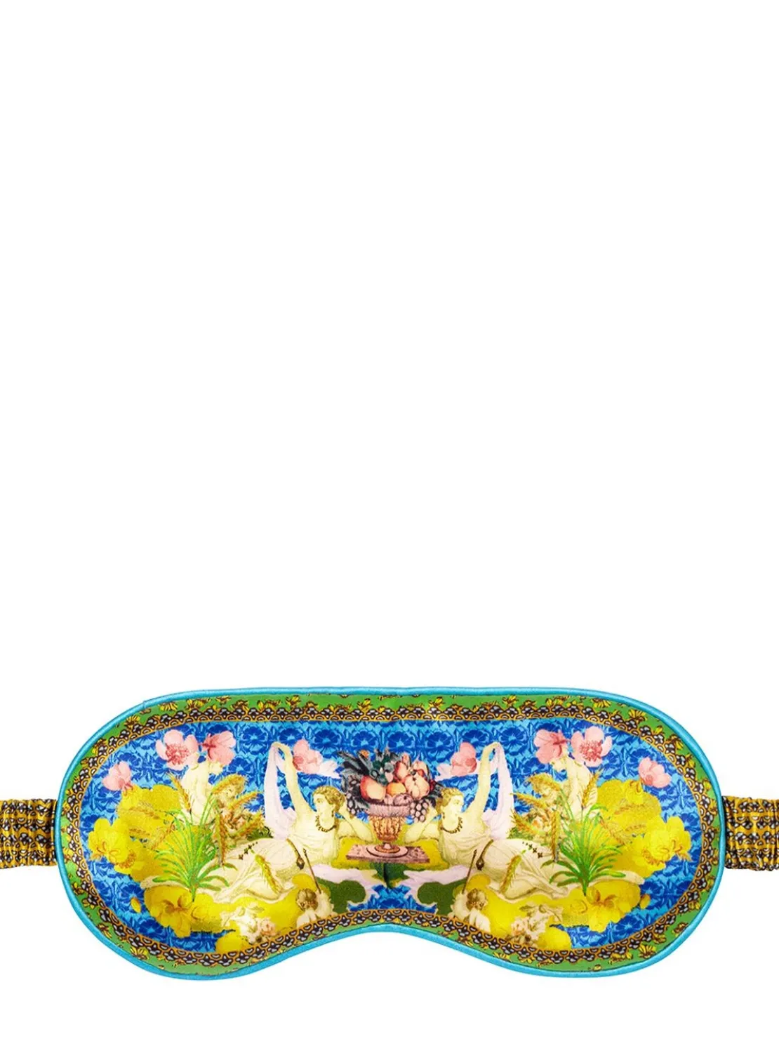 Virgo printed silk sleep mask