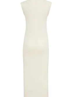 Viscose blend midi dress