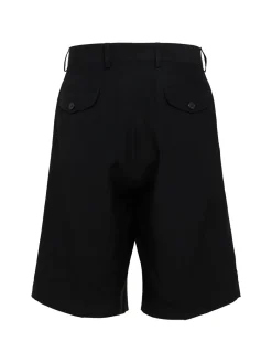 Viscose & linen shorts