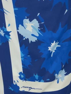 Viscose midi skirt