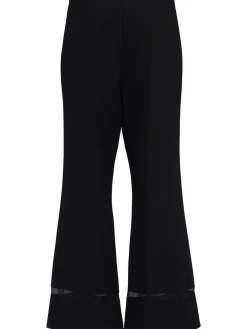 Wallace flared poly pants
