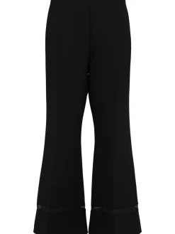 Wallace flared poly pants