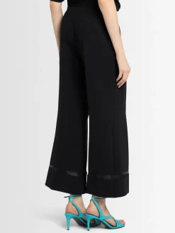 Wallace flared poly pants