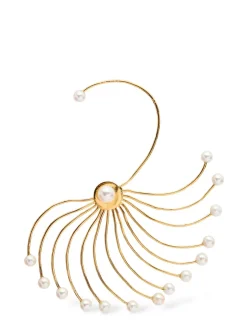 White Swan mono ear cuff