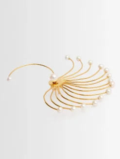 White Swan mono ear cuff