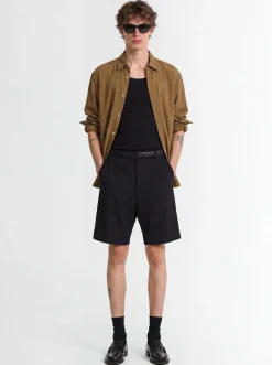 Wool blend Bermuda shorts