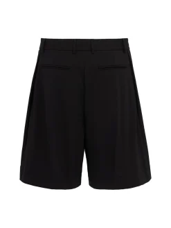 Wool blend Bermuda shorts