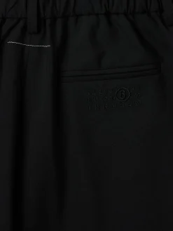 Wool blend pants