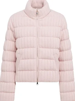 Wool & cashmere down cardigan jacket