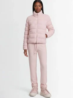 Wool & cashmere down cardigan jacket