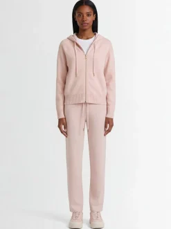 Wool & cashmere zip-up hoodie