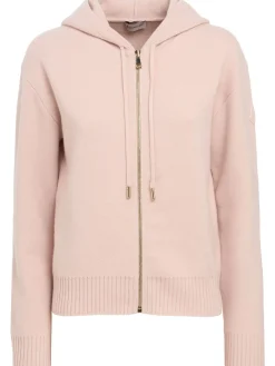 Wool & cashmere zip-up hoodie