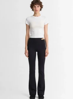 Zenvy high-waist flared leggings