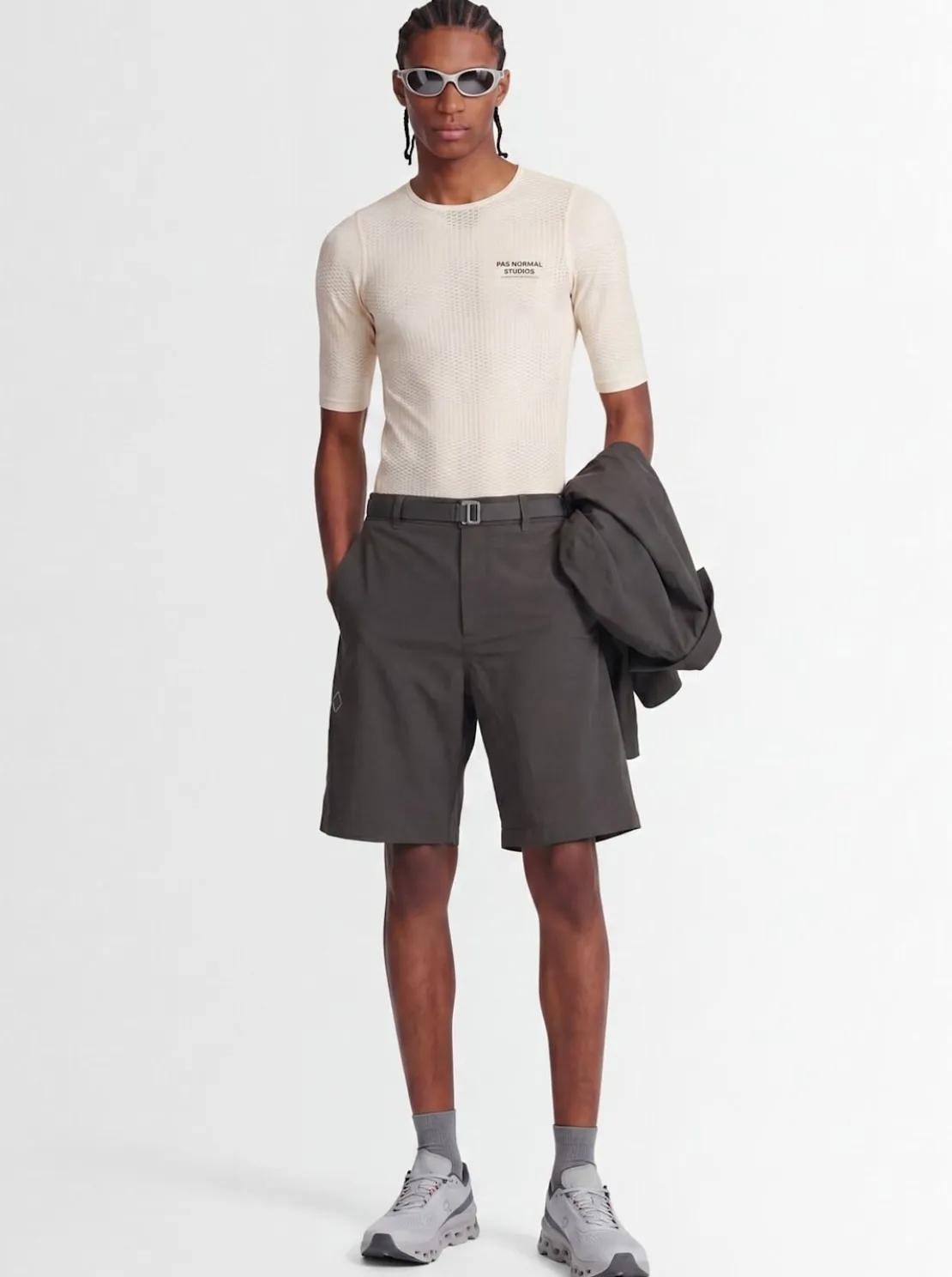Zipless jersey t-shirt